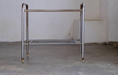 Vintage Beistelltisch Bauhaus mit Holzablage