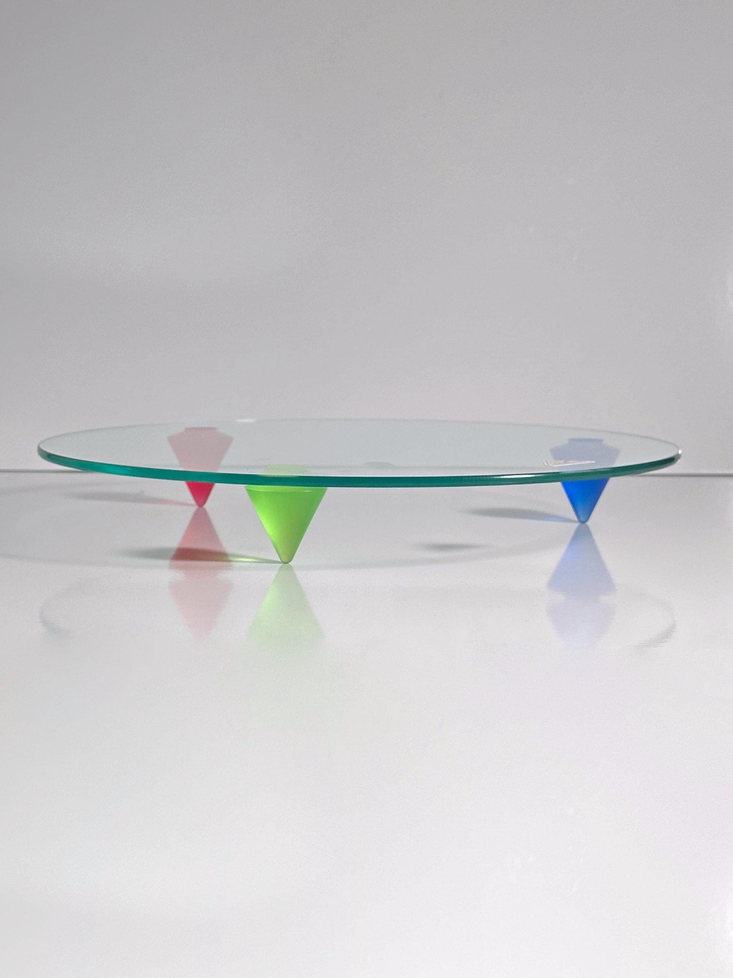 Bol vintage style Memphis Milano par Ettore Sottsass rouge bleu jaune