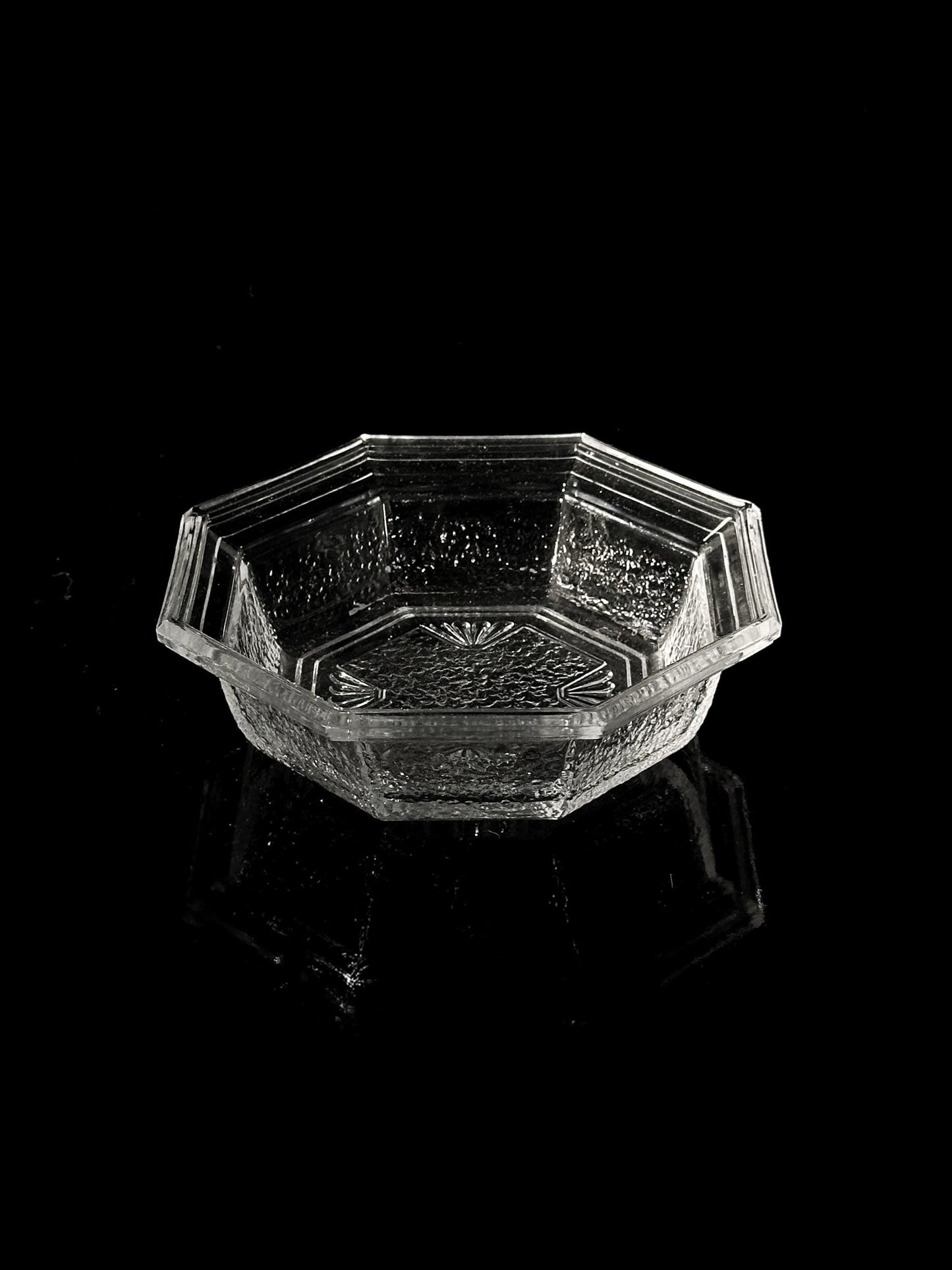 Vintage bowl WMF lead crystal from 1907 Art Deco Revival 80s set of 5