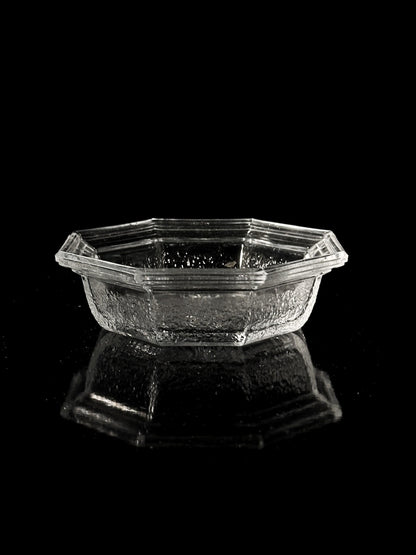 Vintage bowl WMF lead crystal from 1907 Art Deco Revival 80s set of 5