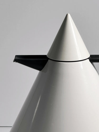 Vintage thermos flask Emsa Rio white 1980s Memphis Milano