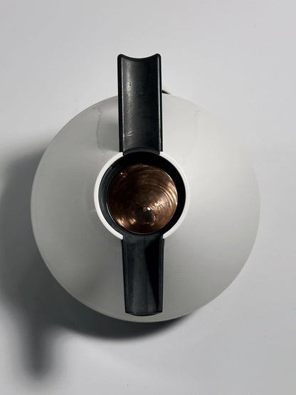 Vintage thermos flask Emsa Rio white 1980s Memphis Milano