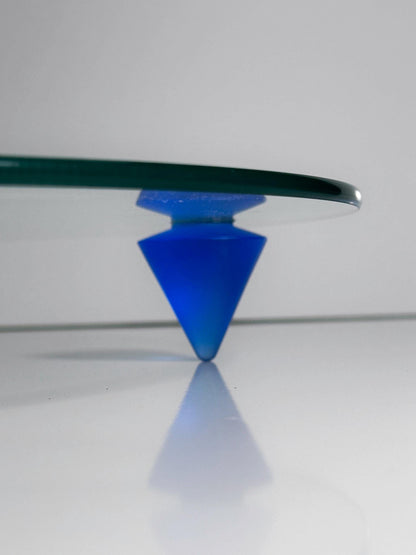 Bol vintage style Memphis Milano par Ettore Sottsass rouge bleu jaune