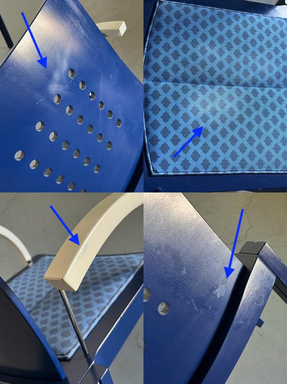 Vintage Stuhl von Michael Thonet für Thonet Vienna, stapelbar, signiert