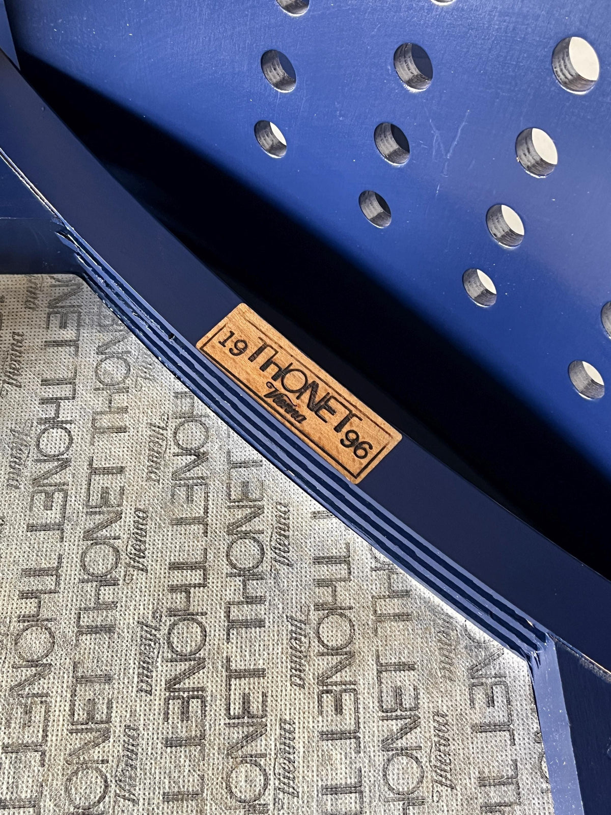 Vintage Stuhl von Michael Thonet für Thonet Vienna, stapelbar, signiert
