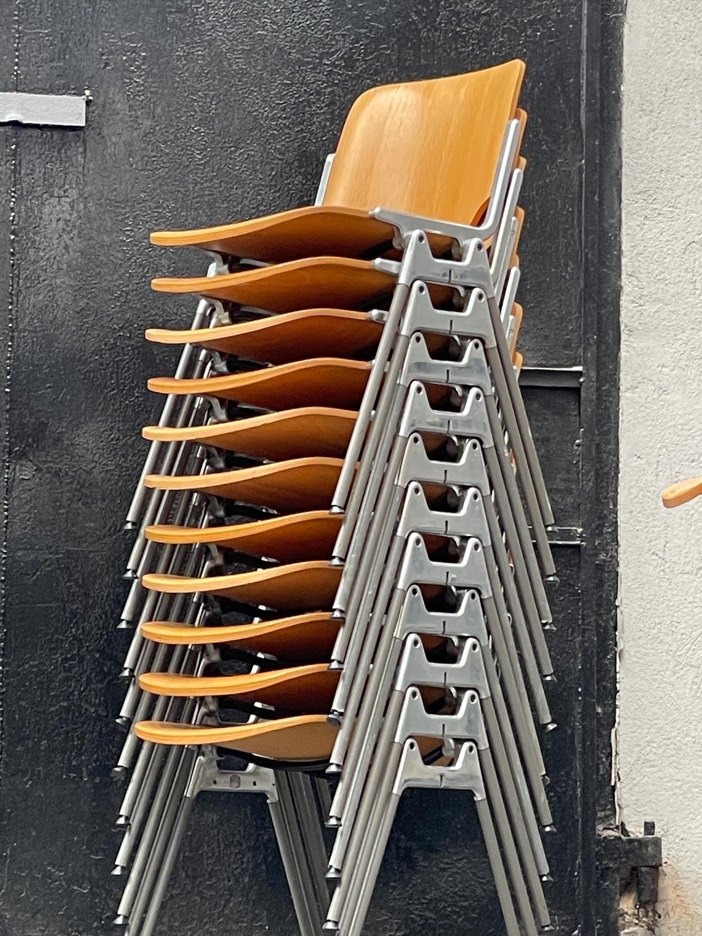 Vintage Stuhl DSC-106 von Giancarlo Piretti für Anonima Castelli stapelbar