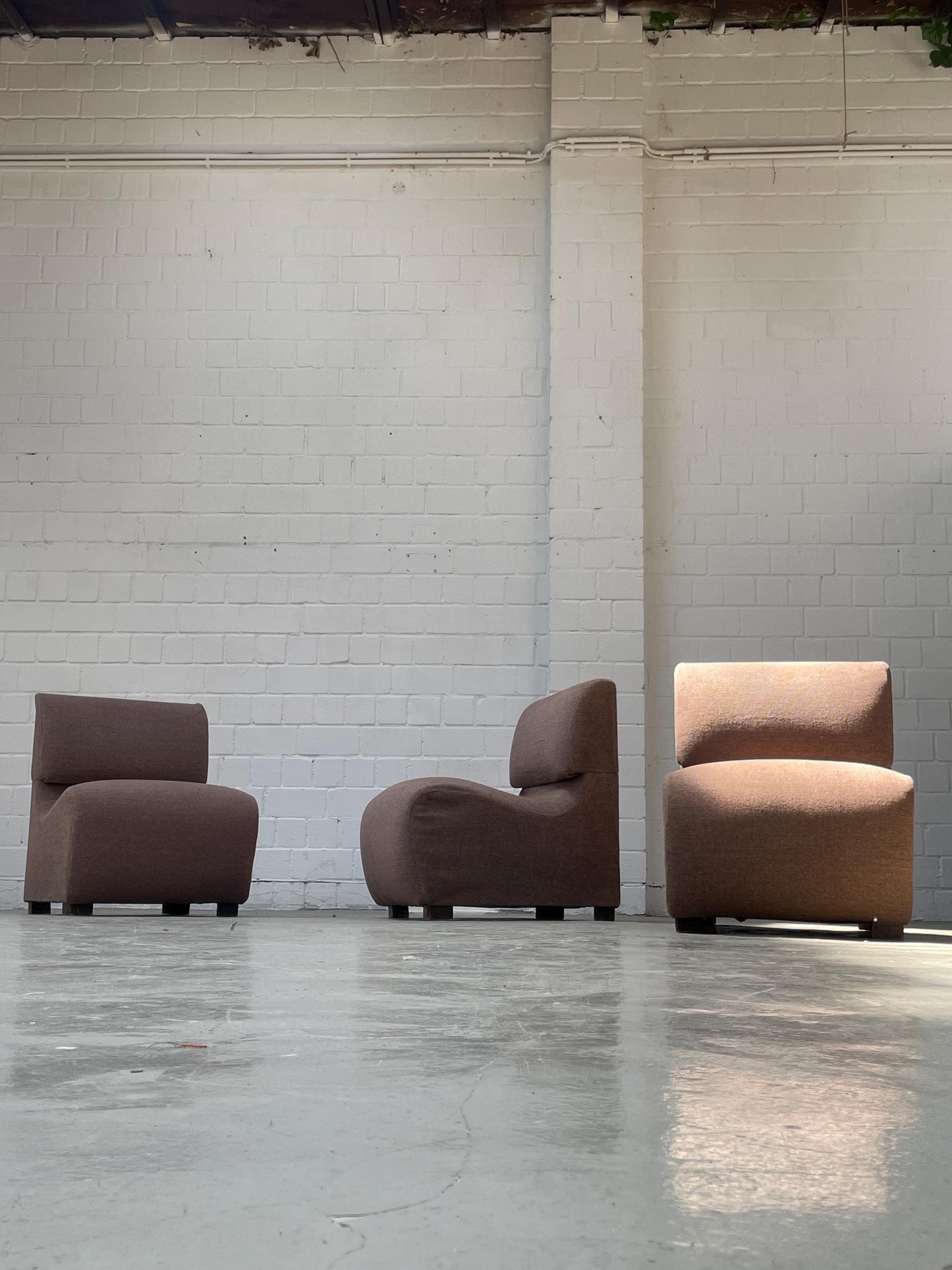 Vintage Modulsofa Baukasten 3 teilig von italienischer Designer für italienische Marke