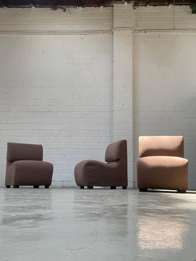 Vintage modular sofa set, 3 pieces, by Italian designer for Italian brand
