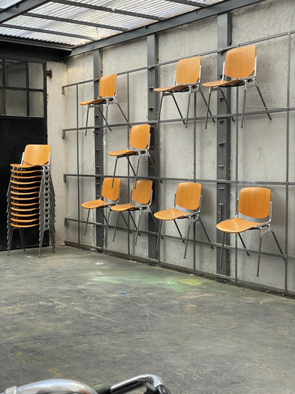 Vintage Stuhl DSC-106 von Giancarlo Piretti für Anonima Castelli stapelbar