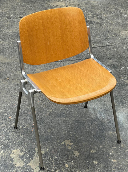 Vintage Stuhl DSC-106 von Giancarlo Piretti für Anonima Castelli stapelbar