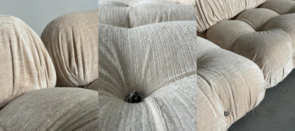 Vintage Camaleonda Sitz von Mario Bellini für C&B Italia in Elfenbein Set von 2