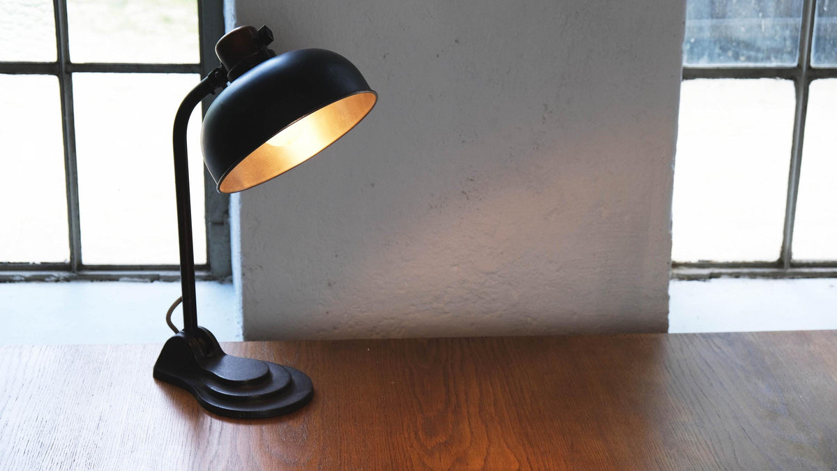 Lampe de bureau vintage Bauhaus par HALA 30