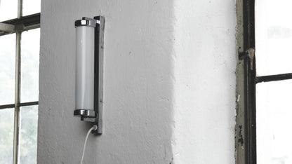 Vintage Wandlampe von Napako für Napako, Chrom mit Glaszylinder