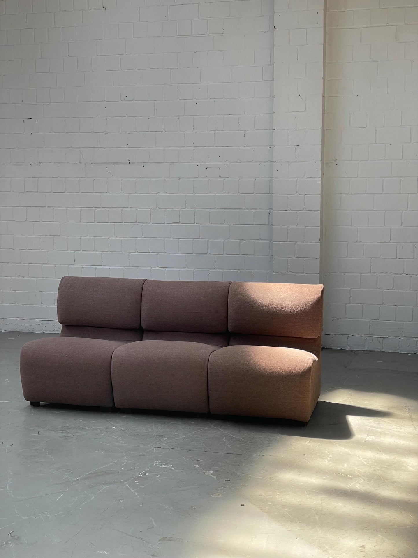 Vintage Modulsofa Baukasten 3 teilig von italienischer Designer für italienische Marke