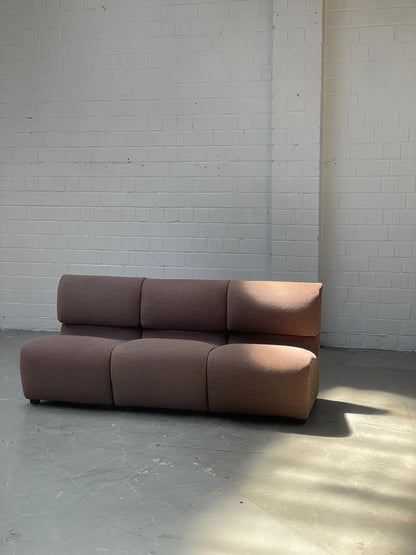Vintage Modulsofa Baukasten 3 teilig von italienischer Designer für italienische Marke