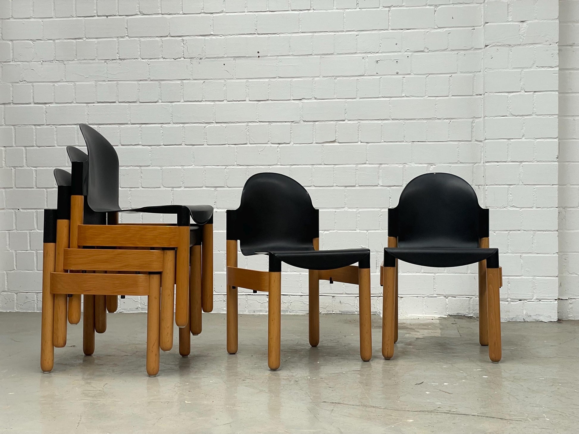 Vintage Stapelstuhl Flex 2000 von Gerd Lange für Thonet