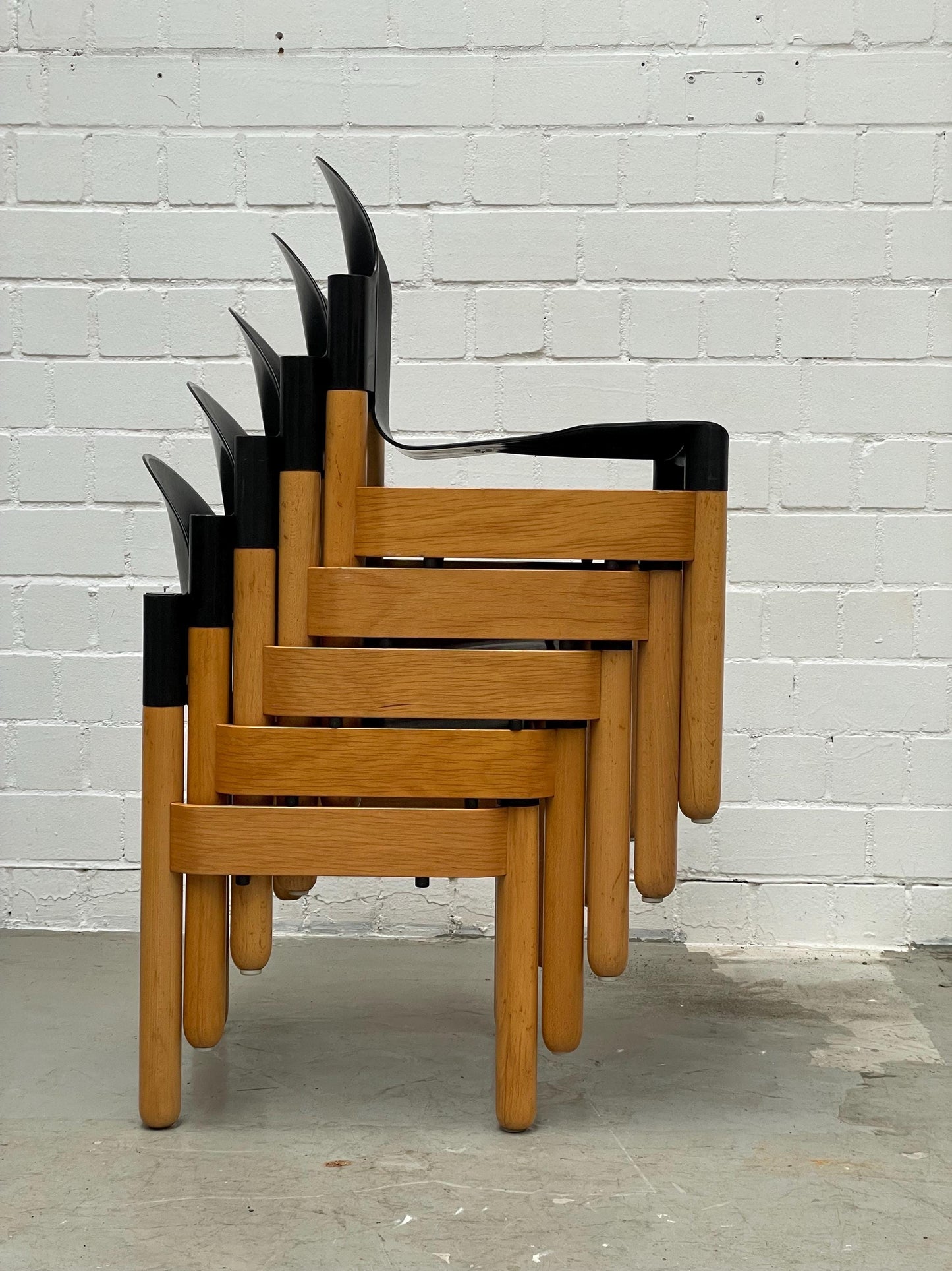 Vintage Stapelstuhl Flex 2000 von Gerd Lange für Thonet