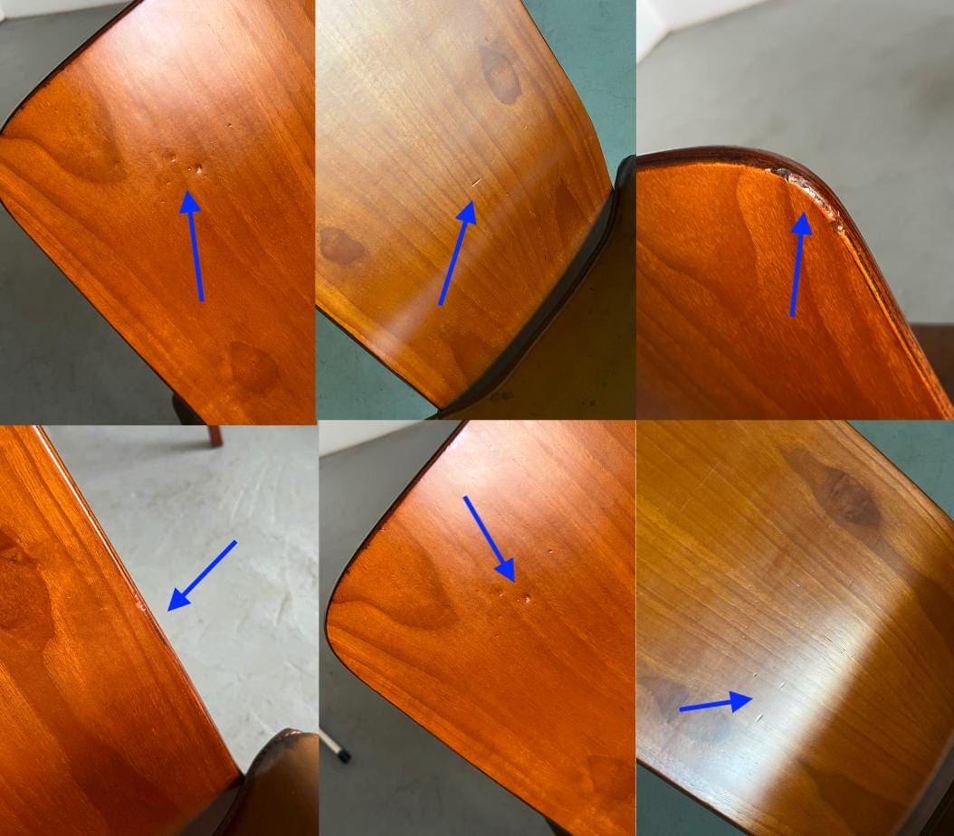 Vintage 'Fiorenza' Essstuhl von Tito Agnoli für Molteni in Leder und Walnuss Set von 4