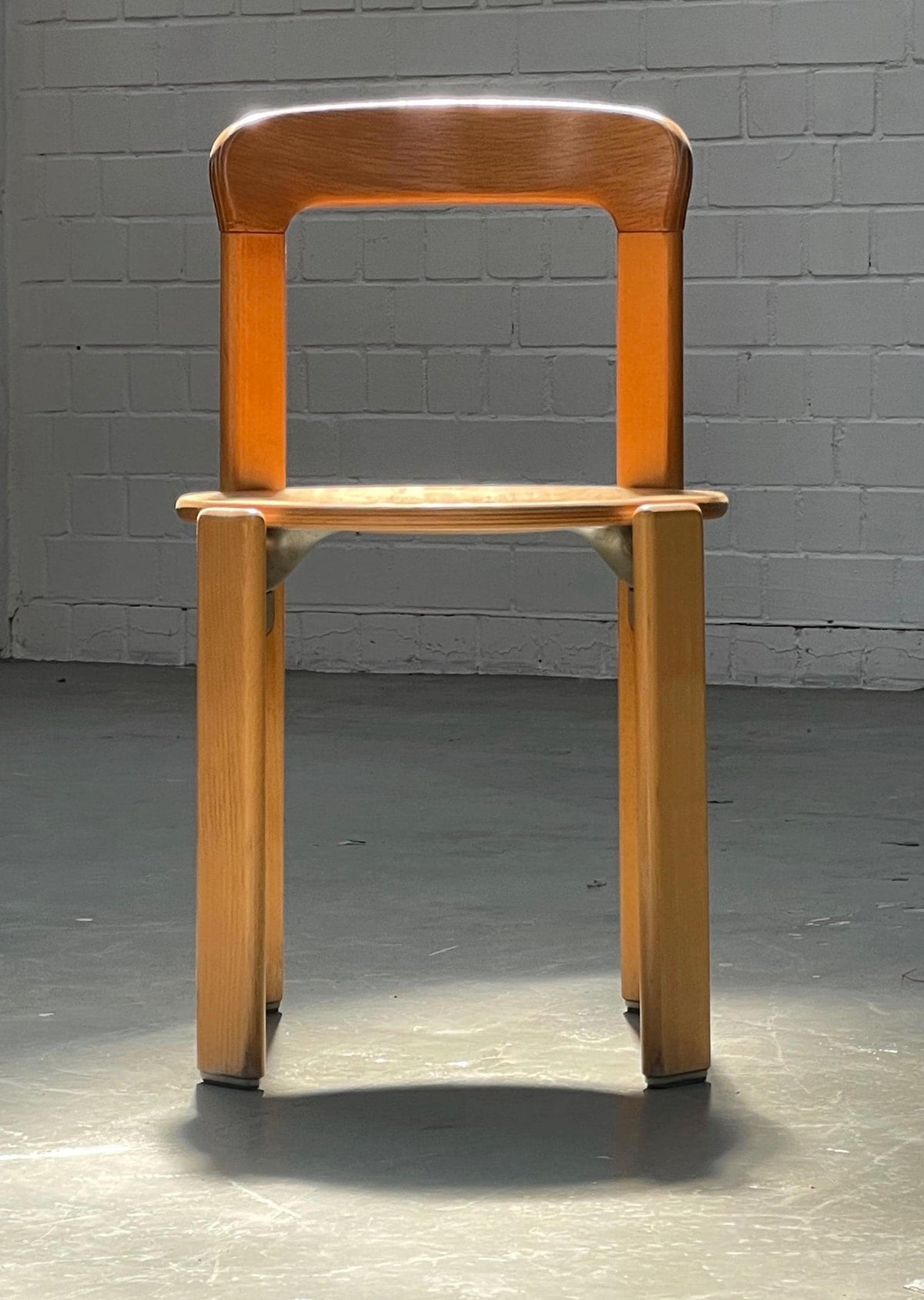 Vintage Stuhl Rey Chair von Bruno Rey für Kusch+Co stapelbar