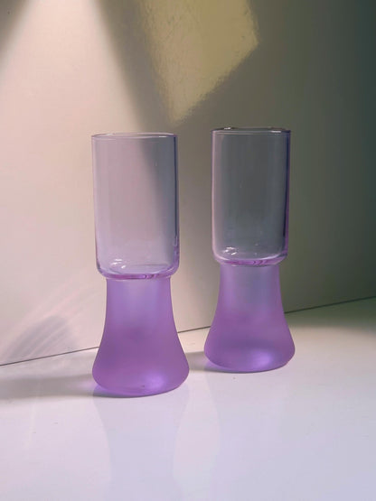 Vintage Longdrinkglas Alexandrit von Arnolfo di Cambio für Sergio Asti Set von 6