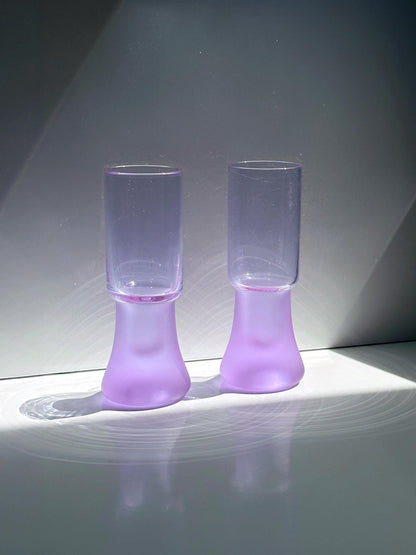 Vintage Longdrinkglas Alexandrit von Arnolfo di Cambio für Sergio Asti Set von 6
