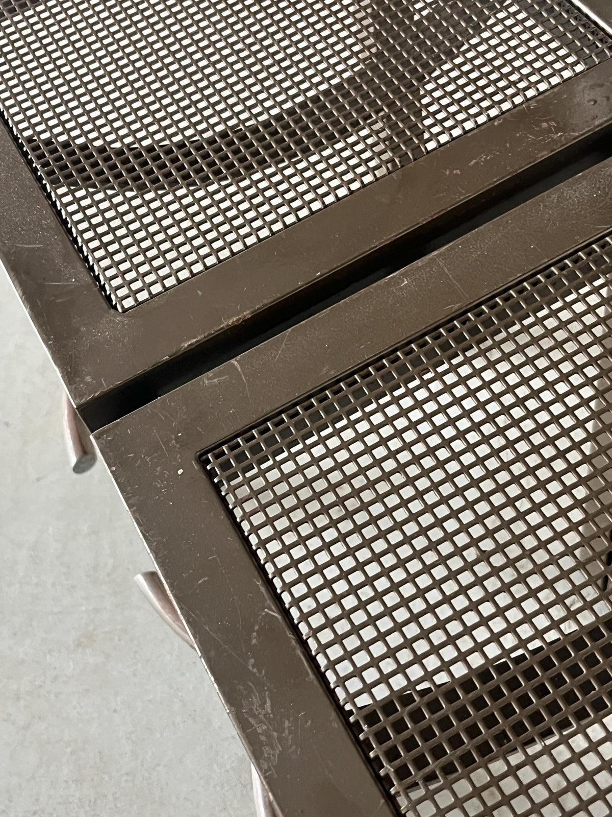 Vintage Barhocker Sarapis Metall von Philippe Starck für Driade Paar