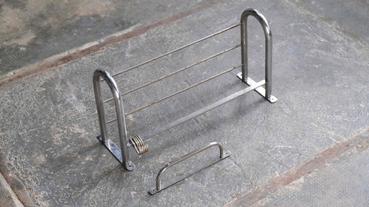 Vintage Garderobe Bauhaus mit Hutablage und Halterung