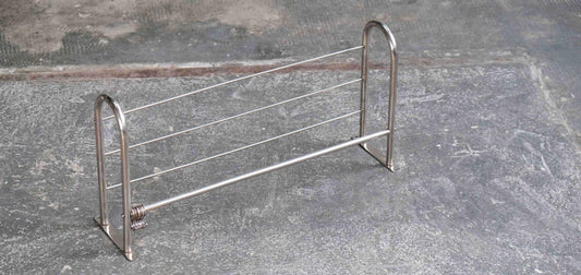 Vintage Wandgarderobe Bauhaus #0014 mit Hutablage und Haken