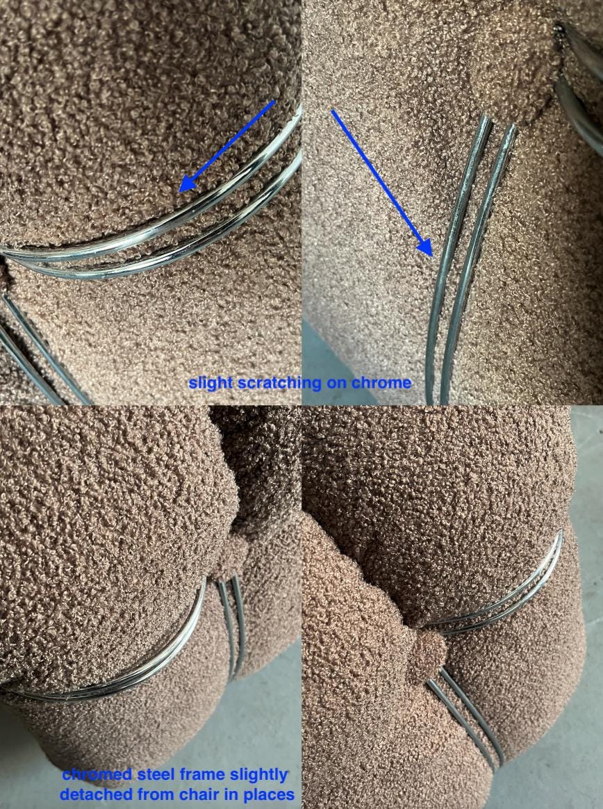 Vintage Velasquez Sitzmodul von Mimo Padova in Taubengrau Bouclé, 1970er Italien