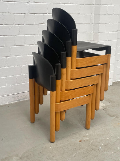 Vintage Stapelstuhl Flex 2000 von Gerd Lange für Thonet