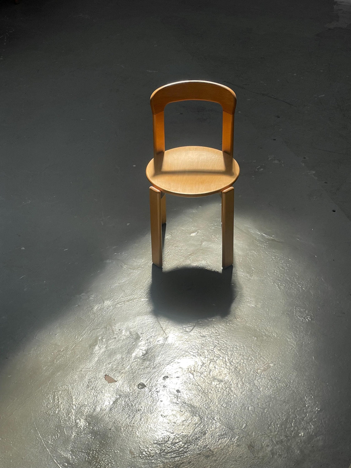 Vintage Stuhl Rey Chair von Bruno Rey für Kusch+Co stapelbar