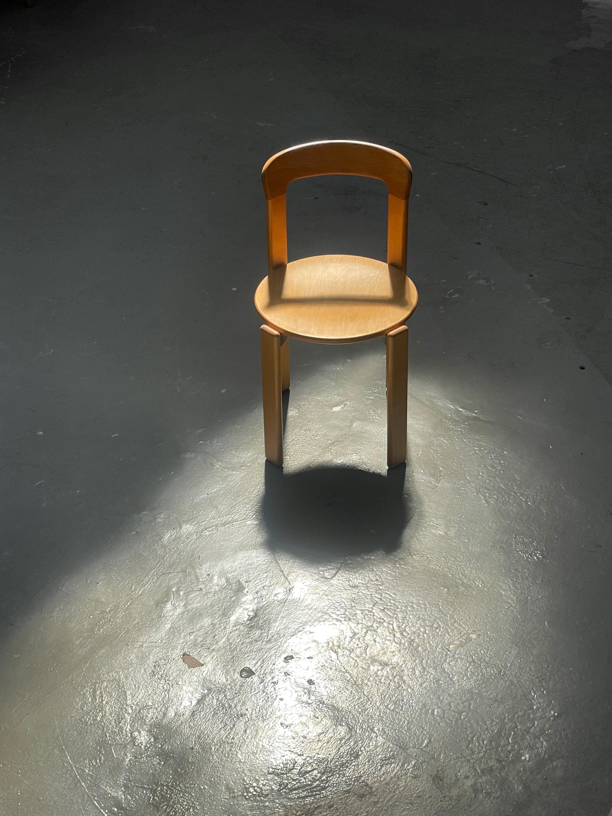 Vintage Stuhl Rey Chair von Bruno Rey für Kusch+Co stapelbar