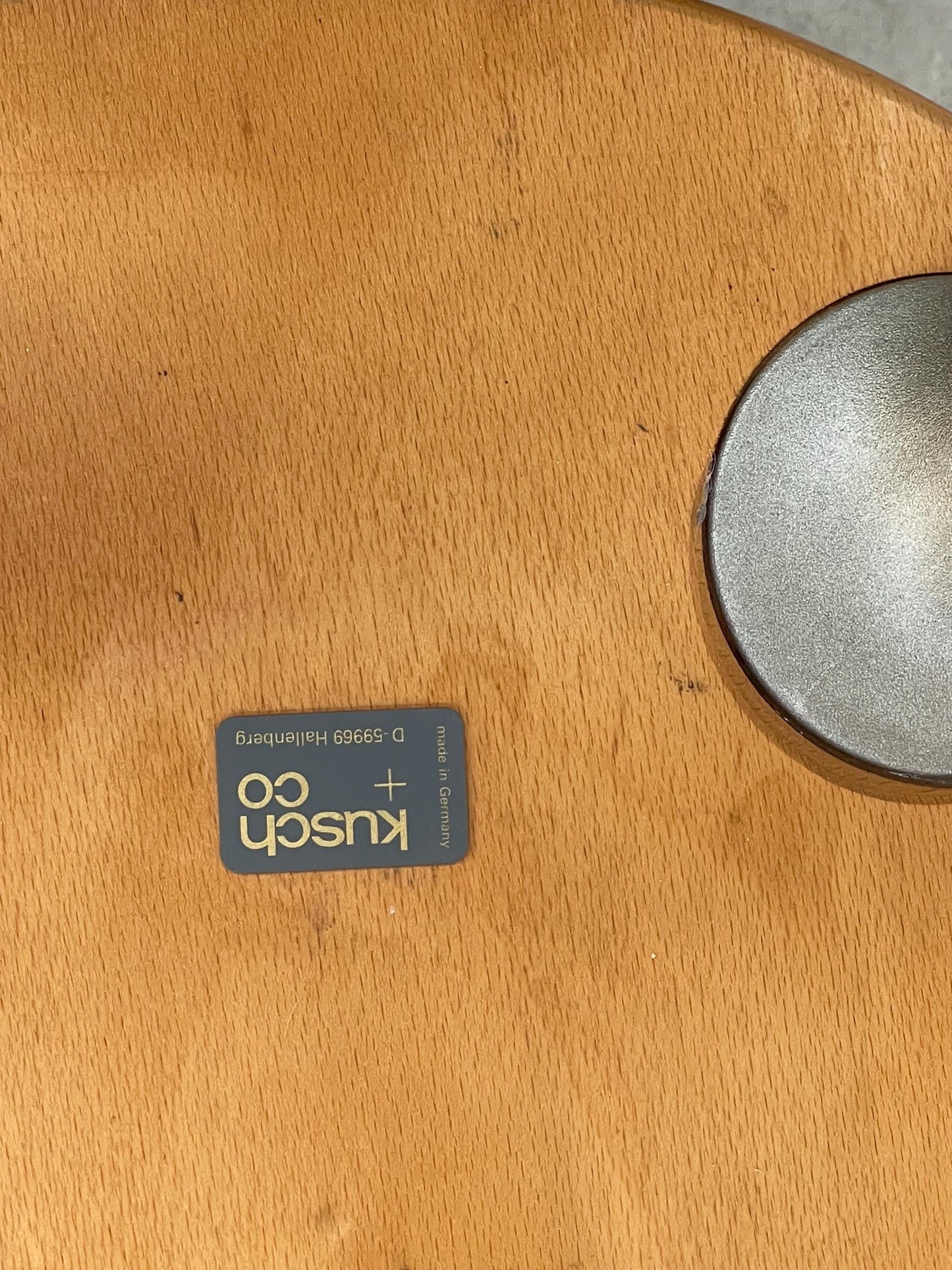 Vintage Stuhl Rey Chair von Bruno Rey für Kusch+Co stapelbar