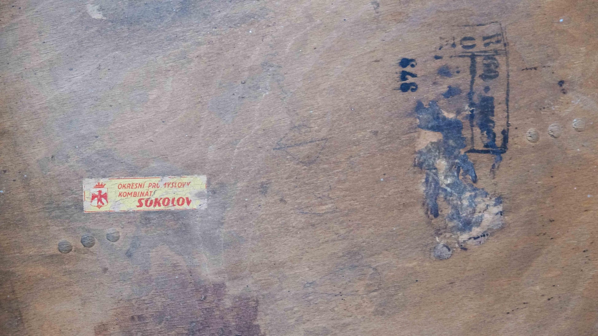 Vintage Freischwinger Stuhl von Bauhaus mit besonderem Furnier