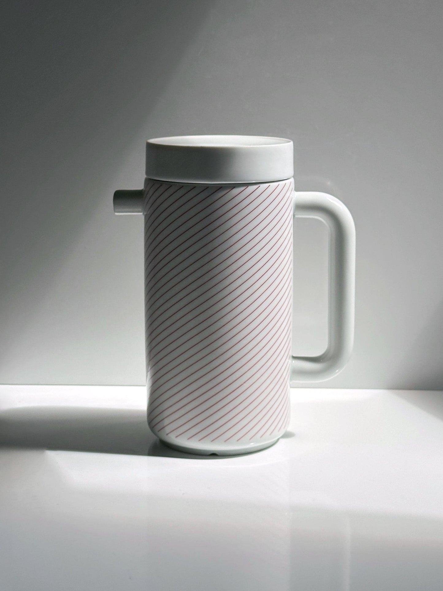 Vintage Kanne Life Magic Rot von Lutz Rabold für Melitta Friesland