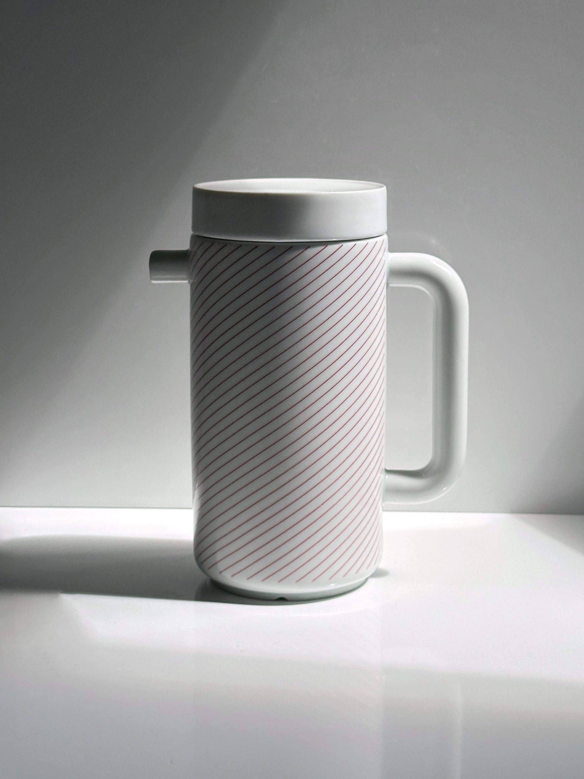 Vintage Kanne Life Magic Rot von Lutz Rabold für Melitta Friesland