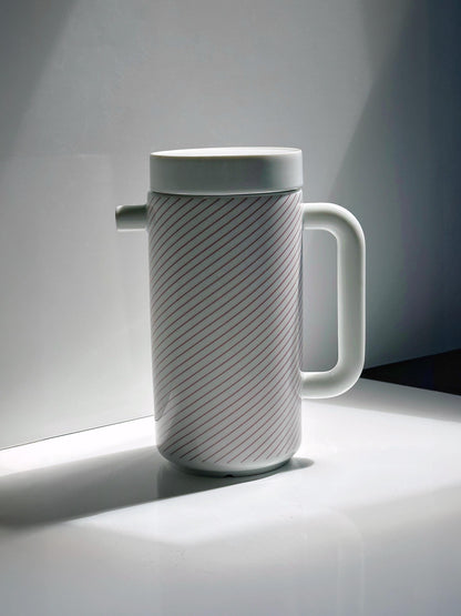 Vintage Kanne Life Magic Rot von Lutz Rabold für Melitta Friesland