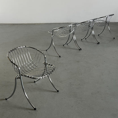 Vintage armchair Lynn by Gastone Rinaldi for Rima 1970s Italy