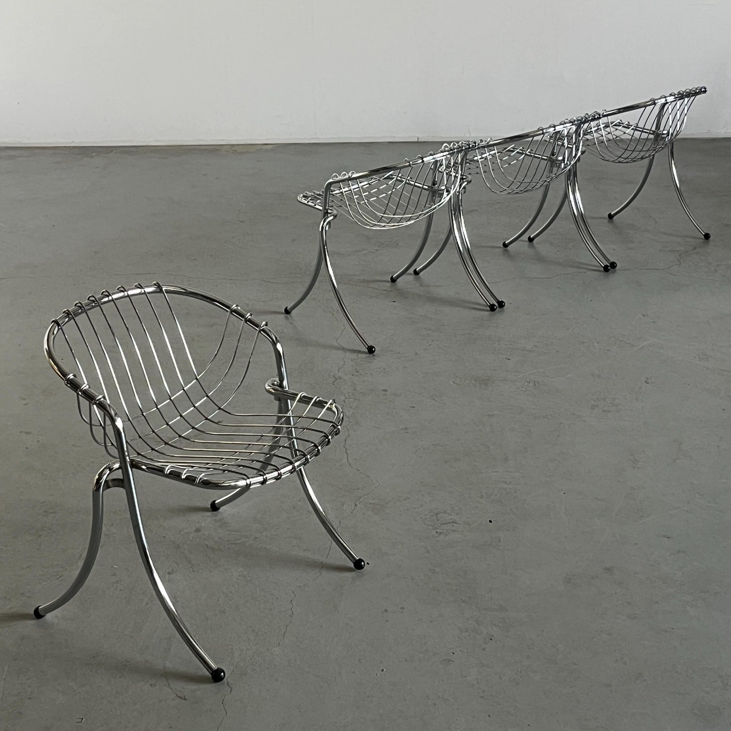 Vintage armchair Lynn by Gastone Rinaldi for Rima 1970s Italy