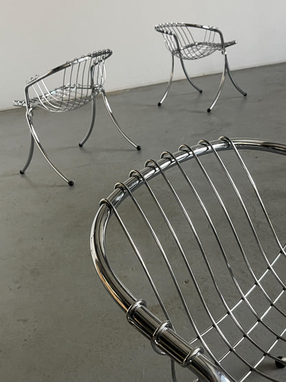 Vintage armchair Lynn by Gastone Rinaldi for Rima 1970s Italy