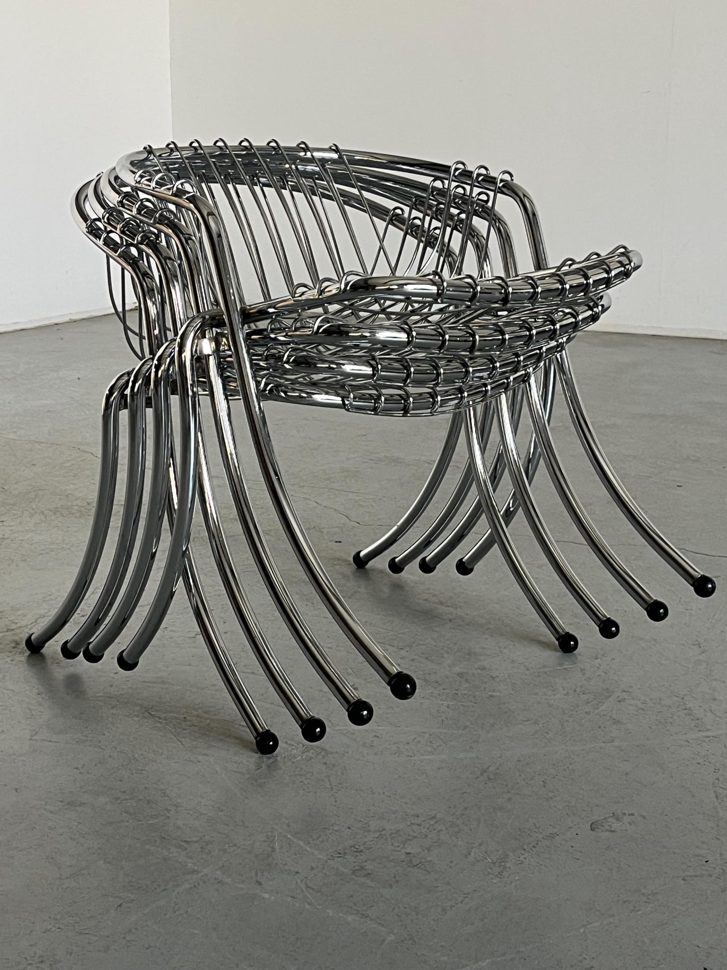 Vintage armchair Lynn by Gastone Rinaldi for Rima 1970s Italy