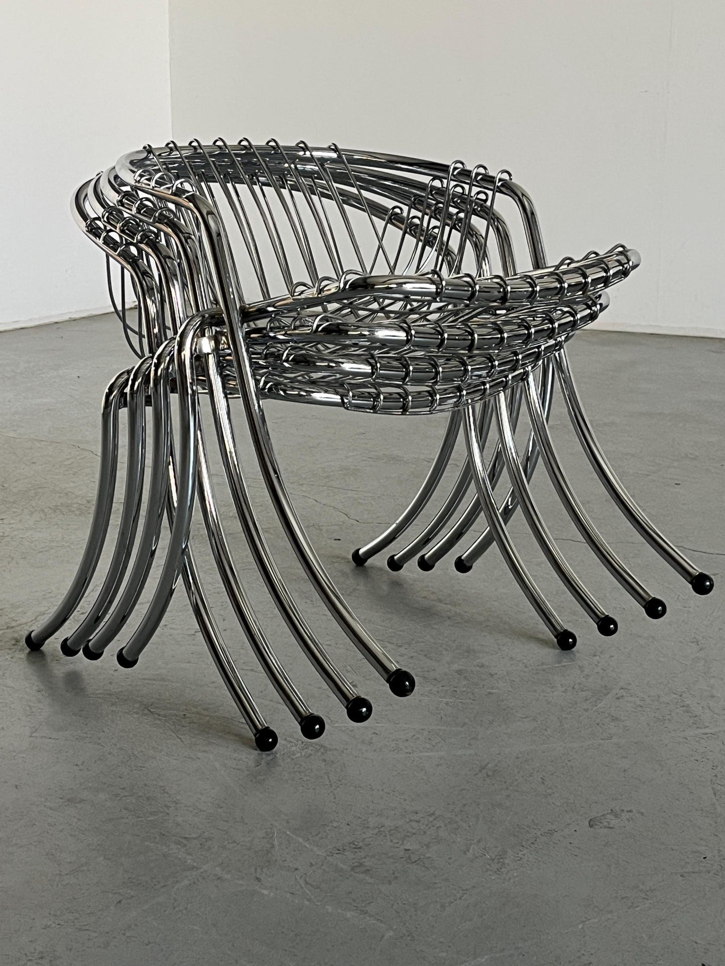 Vintage armchair Lynn by Gastone Rinaldi for Rima 1970s Italy