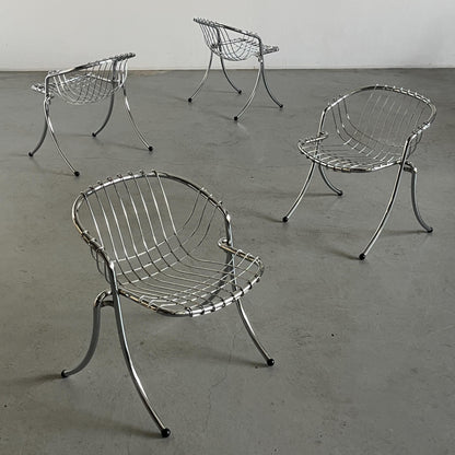 Vintage armchair Lynn by Gastone Rinaldi for Rima 1970s Italy