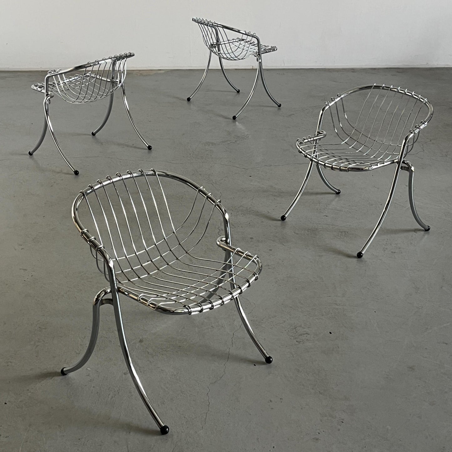 Vintage armchair Lynn by Gastone Rinaldi for Rima 1970s Italy