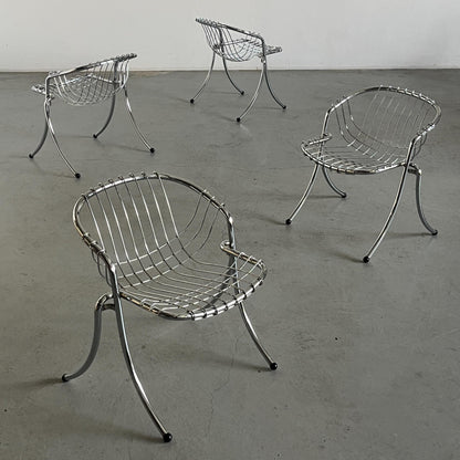 Vintage armchair Lynn by Gastone Rinaldi for Rima 1970s Italy