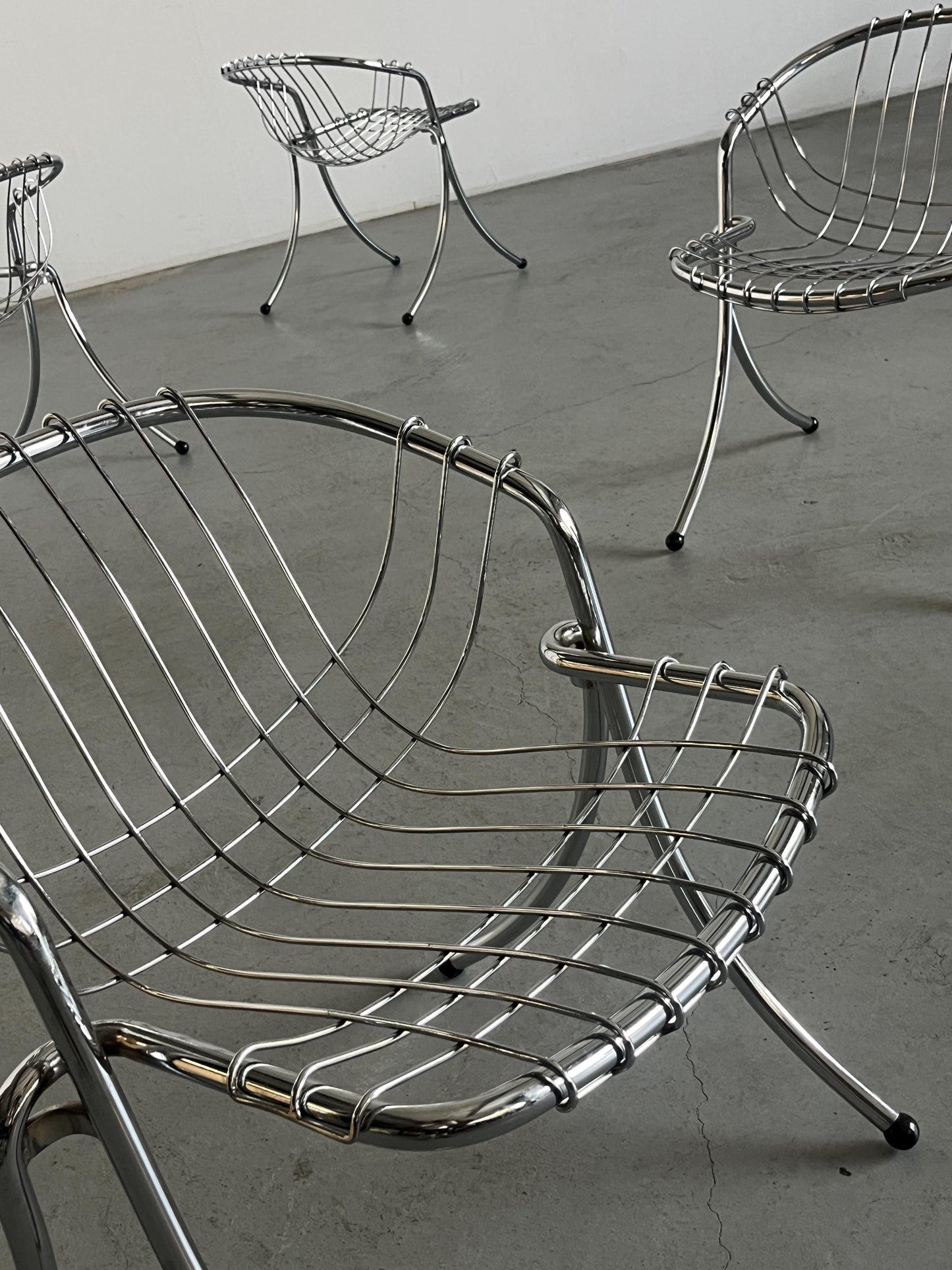 Vintage armchair Lynn by Gastone Rinaldi for Rima 1970s Italy