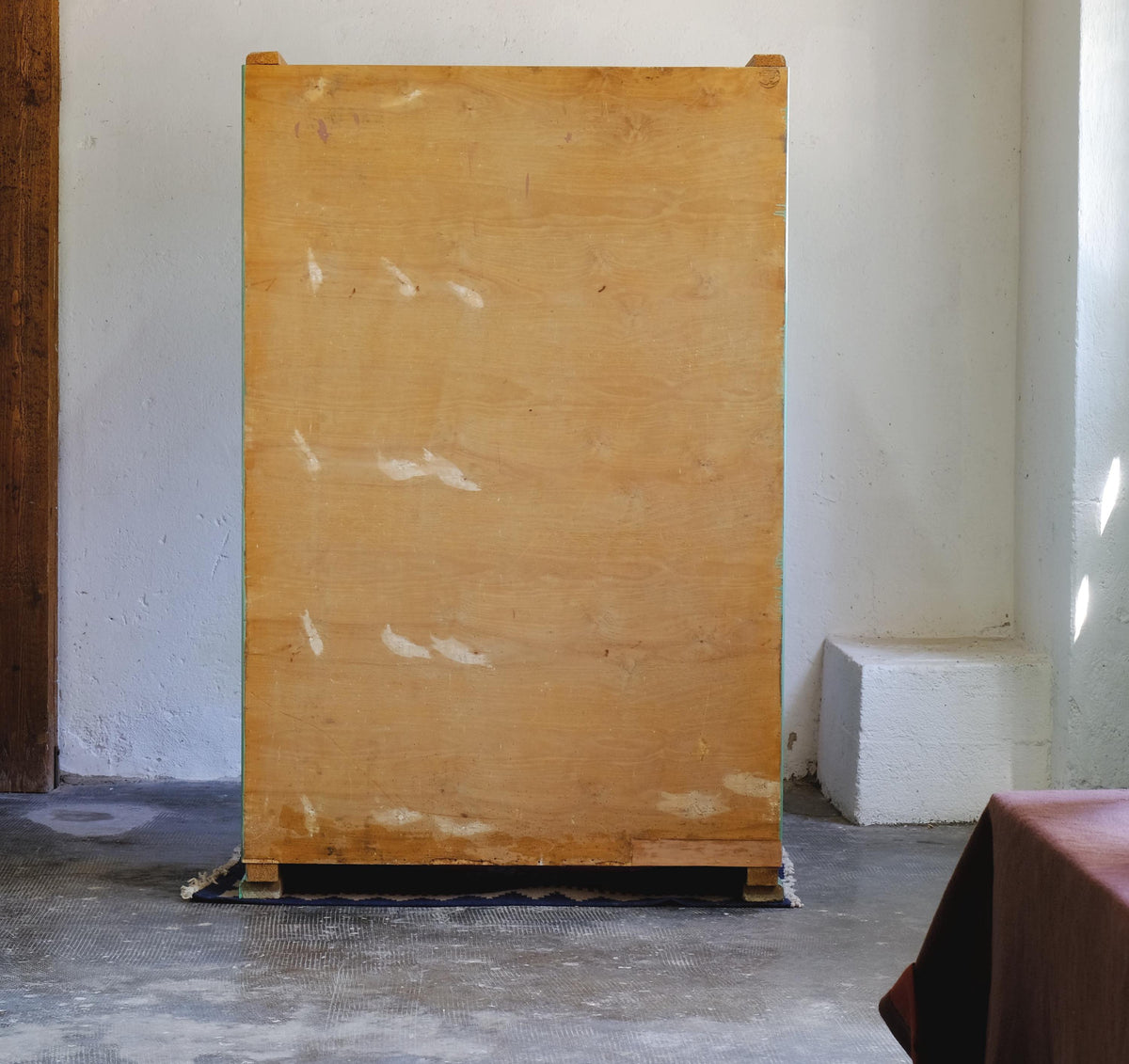 Vintage Kleiderschrank lindgrün von Vichr für Prag