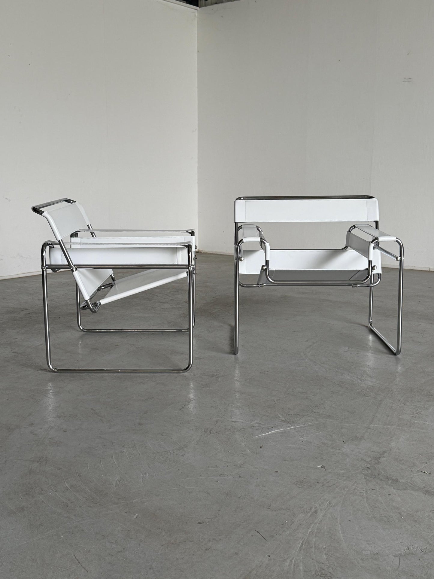 Vintage Wassily armchair by Marcel Breuer Bauhaus design 1970s