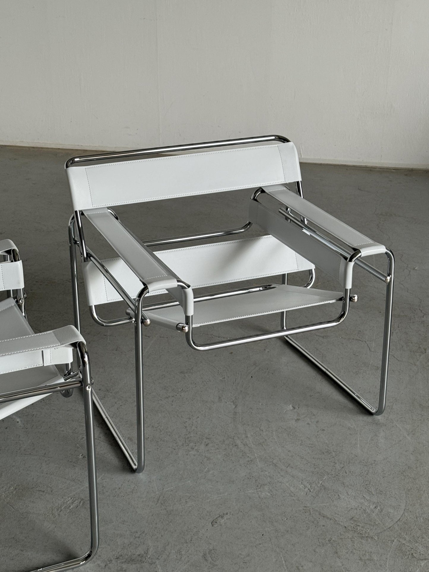 Vintage Wassily armchair by Marcel Breuer Bauhaus design 1970s