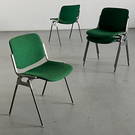 Vintage desk chair DSC 106 by Giancarlo Piretti for Anonima Castelli Green